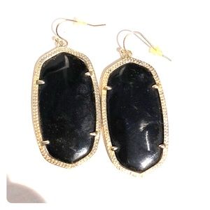 Kendra Scott Black Danielle Earrings